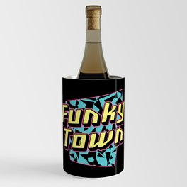Funky Town 80s aesthetic shirts and gifts Wine Chiller