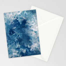 Abstract 06 January 22 "Feathery Vortex" Stationery Card