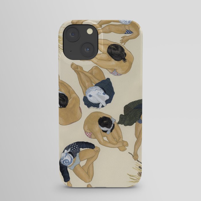 Finding Warmth Together iPhone Case