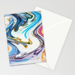 Flow With The Paint Stationery Card