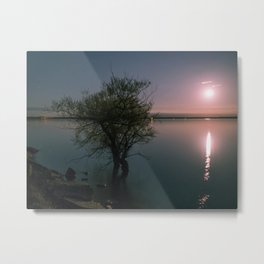 Moonrise over Sandbanks Metal Print | Night, Lakeontario, Tree, Sandbanks, Canada, Lake, Ontario, Moon, Photo, Long Exposure 