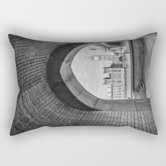 Big ben and bridge Rectangular Pillow
