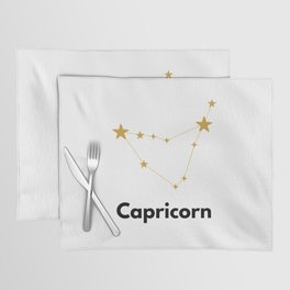 Capricorn, Capricorn Zodiac Placemat