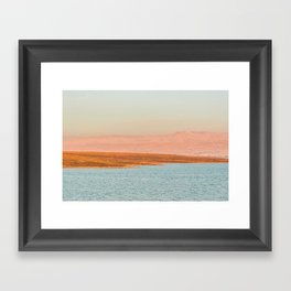 Dead sea, Israel. Landscape photography poster art print Framed Art Print