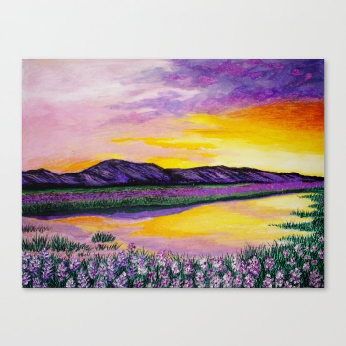 Purple Sunset Canvas Print