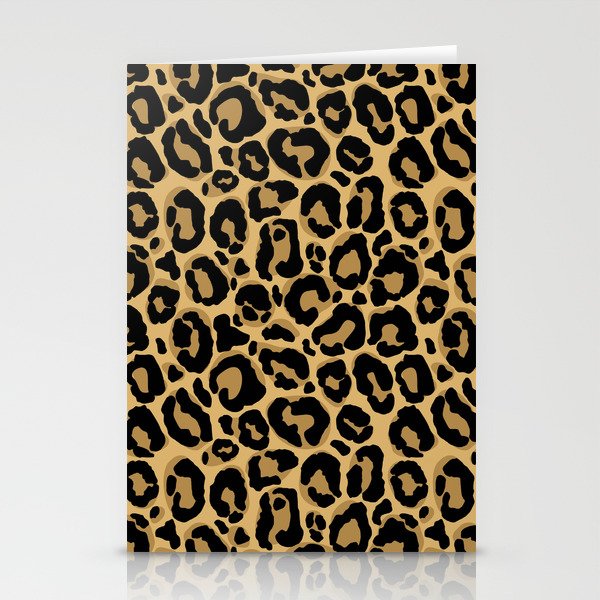 Leopard print Stationery Cards