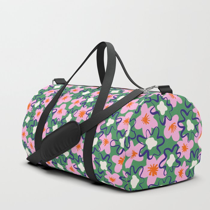 Bright Floral Duffle Bag