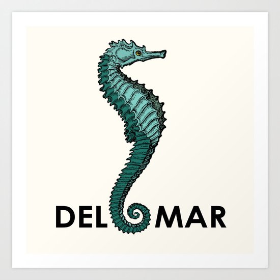 Caballito del Mar Art Print