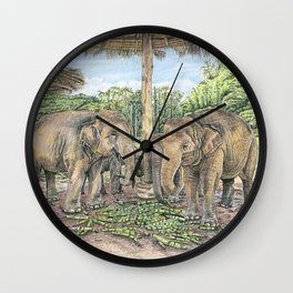 Rescued in Thailand Wall Clock