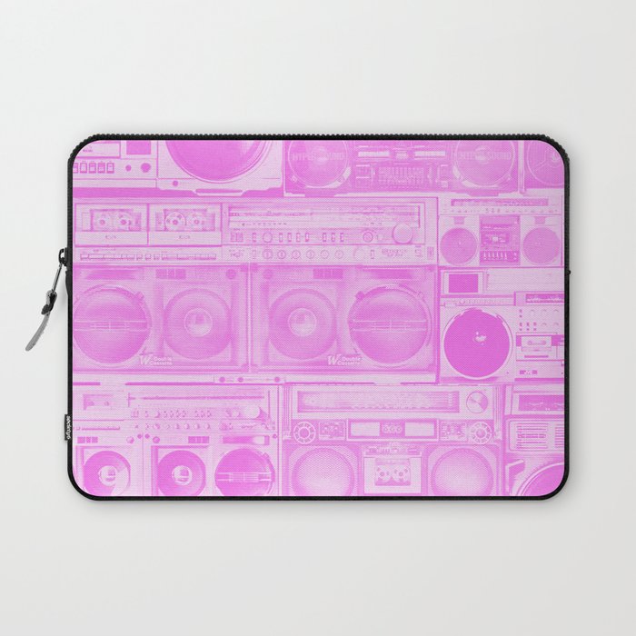 house of boombox : the pink print v2 Laptop Sleeve