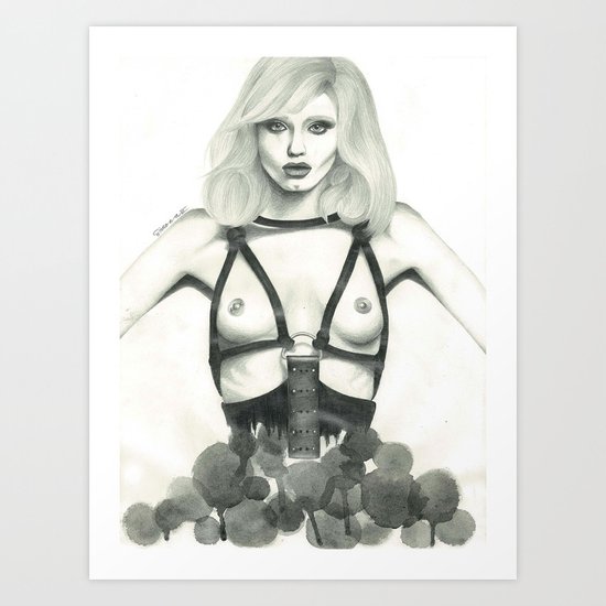 Abbey Lee Art Print