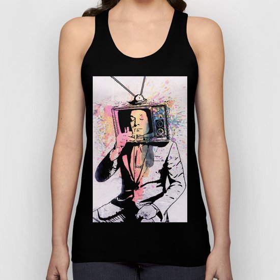 tv man Unisex Tank Top