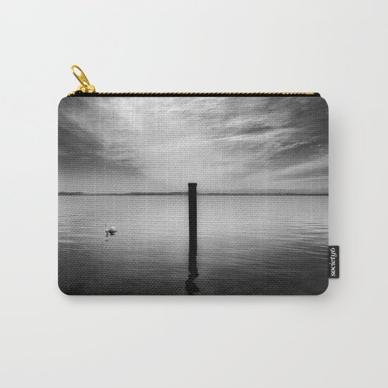 Lake and Swan. Landscape Photography. Carry-All Pouch