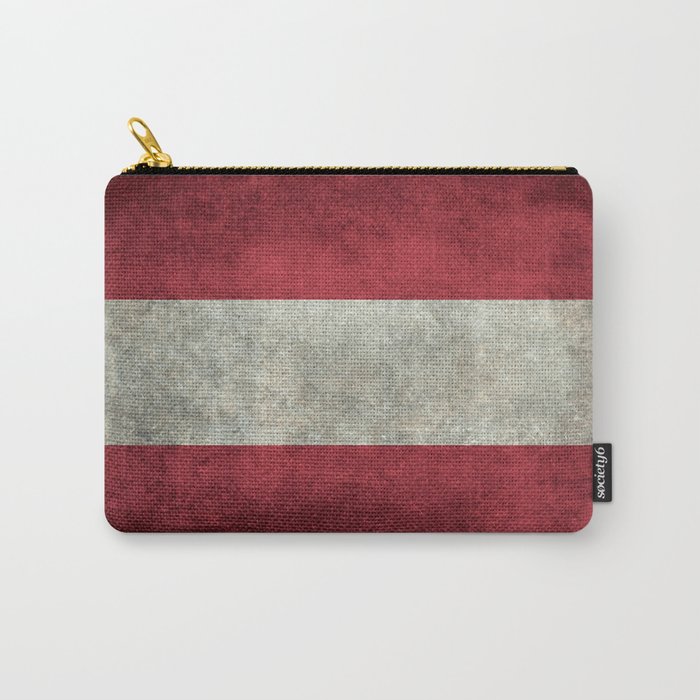Flag of Austria - worn vintage style Carry-All Pouch
