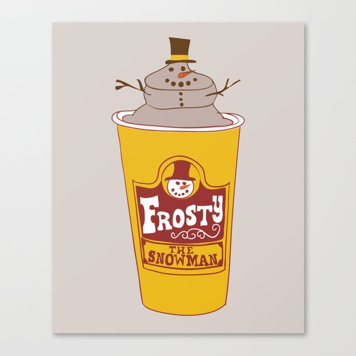 Frosty the Snowman Canvas Print