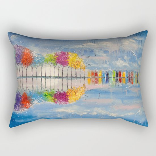 The sound of the guitar Rectangular Pillow