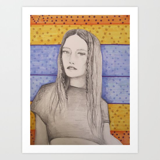 braided Art Print
