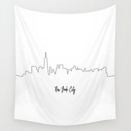 New York City Skyline Wall Tapestry
