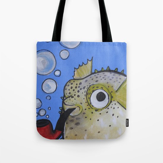 Puffer Fish Tote Bag
