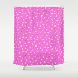 mini flower art Shower Curtain