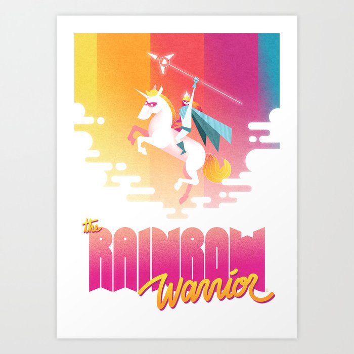The Rainbow Warrior Art Print
