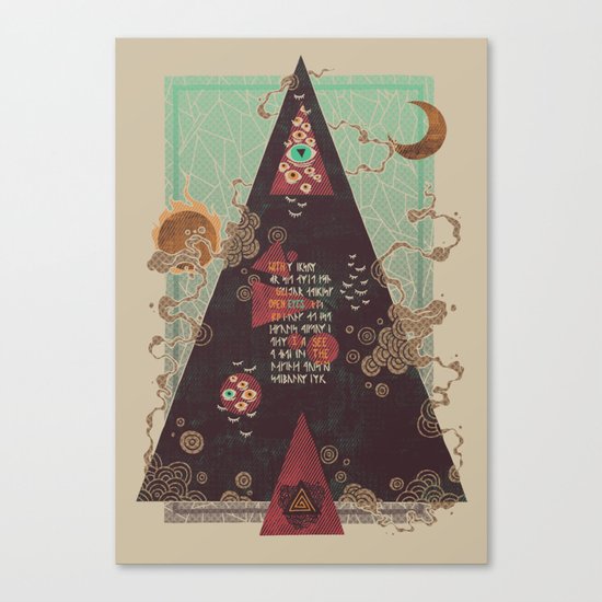 Coded Canvas Print