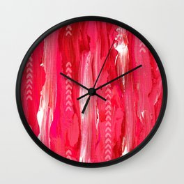 LYRIC | hot pink Wall Clock