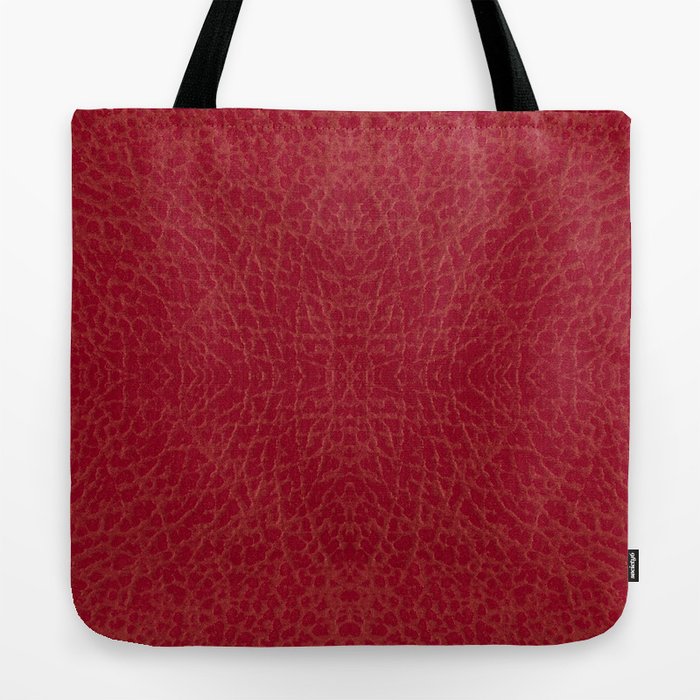 Dark red sales tote bag