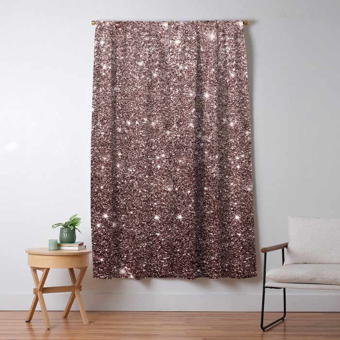 Modern Mauve Burdy Rose Gold Glitter Blackout Curtain By Pink Water Society6 Modern Mauve Burdy Rose Gold Glitter, Rose Gold Blackout Curtains Uk