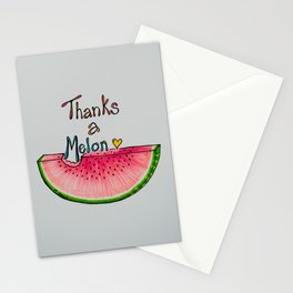 Thanks a melon Stationery Card