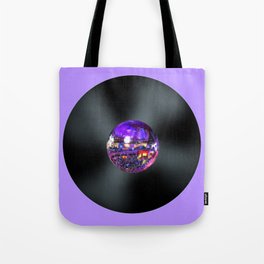 Disco Vinyl Record Tote Bag
