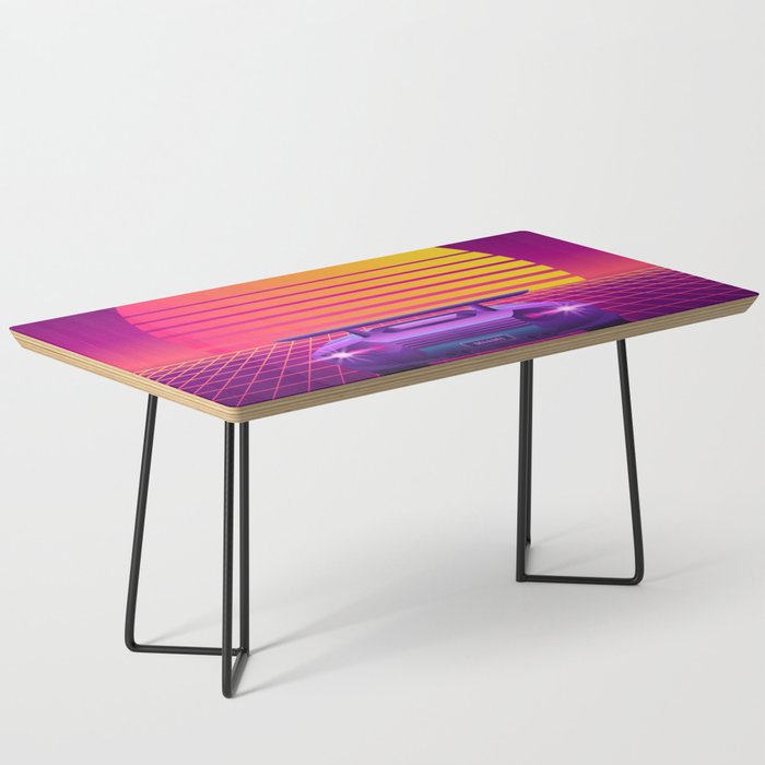 Synthwave 80s Coffee Table
