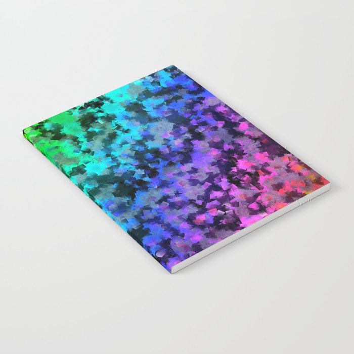 Starrider -- Abstract cubist color expansion Notebook