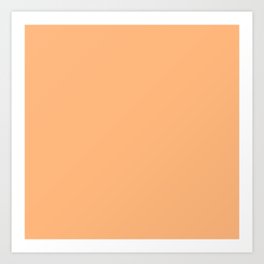 Soft Pastel Peach - Color Therapy Art Print