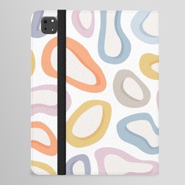 Abstract geometric colorful pattern iPad Folio Case