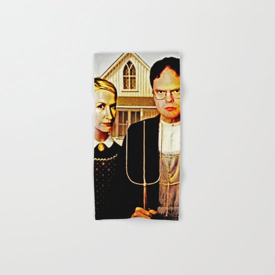 Dwight Schrute & Angela Martin (The Office: American Gothic) Hand & Bath Towel