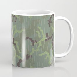 Rain in the Forest Camouflage Pattern Coffee Mug