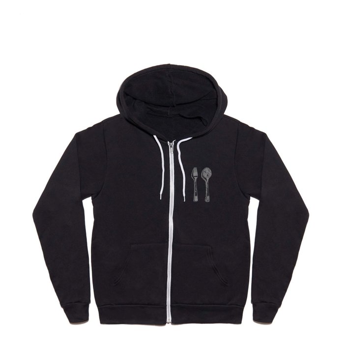 spoon and fork Full Zip Hoodie