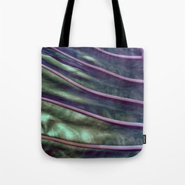 Purple Tint Of Taro Leaf Macro Tote Bag