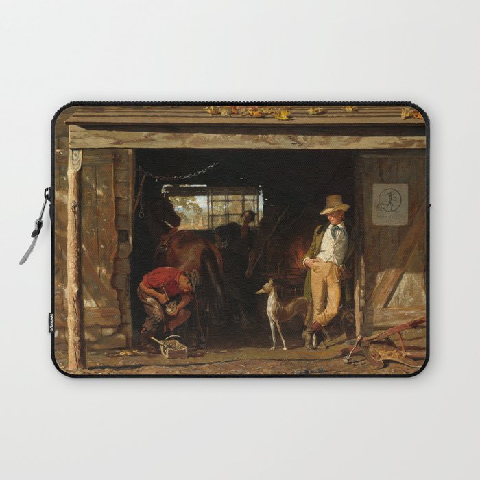 Leisure and Labor, 1858 by Frank Blackwell Mayer Laptop Sleeve