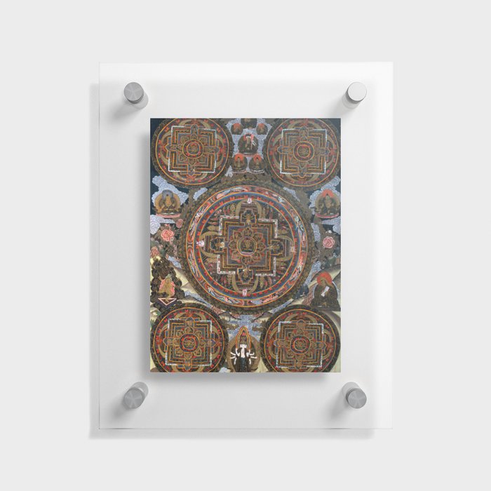 Yamantaka Mandala Buddhist Thangka Floating Acrylic Print