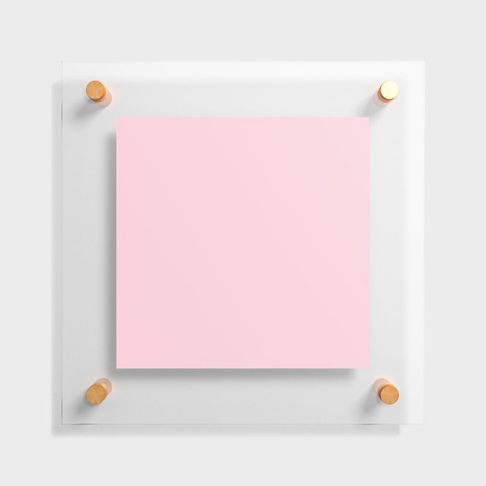 Solid Pink Floating Acrylic Print