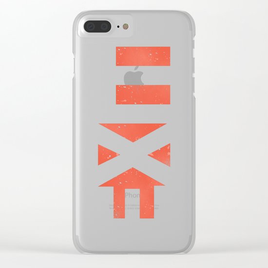 EXIT Clear iPhone Case