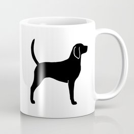 English Foxhound Silhouette Coffee Mug