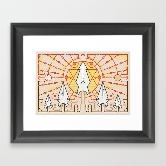 Sun Stands Still (by Alex Griendling) Framed Art Print
