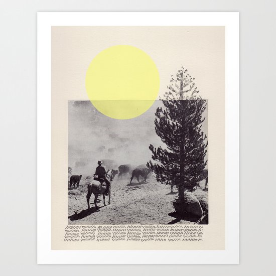 Many a trip continues long after movement in time and space have ceased. Art Print