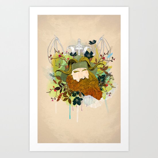 The Traveler Art Print