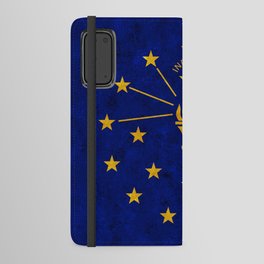 Flag of Indiana American State Flags Banner Standard Android Wallet Case