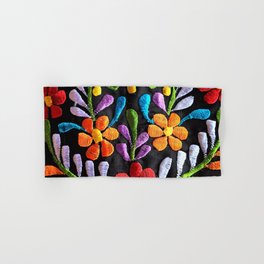 Mexican Flowers Hand & Bath Towel