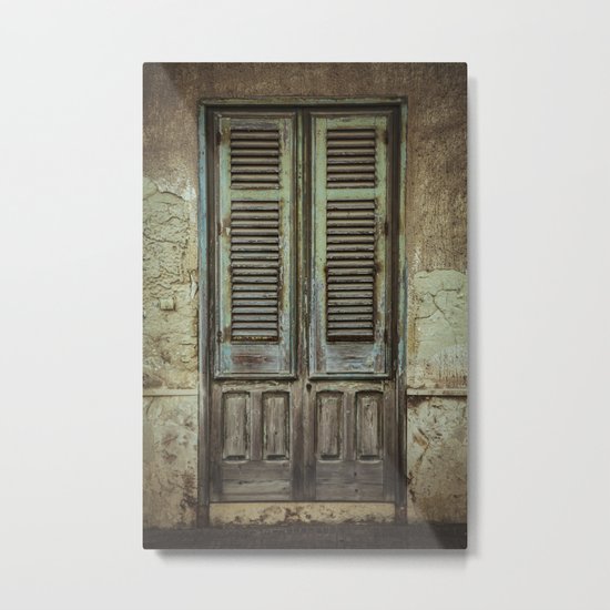 Italian Door III Metal Print